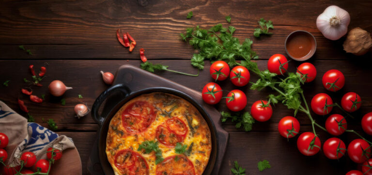 Lire la suite à propos de l’article Recette rapide de clafoutis salé tomate cerise, fêta et jambon